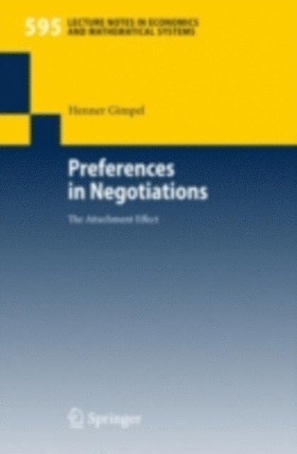 Henner Gimpel - Preferences in Negotiations, E-bok