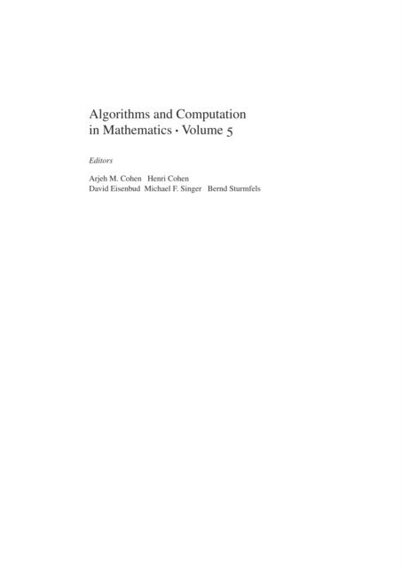 Dieter Jungnickel - Graphs, Networks and Algorithms, E-bok