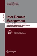 Inter-Domain Management