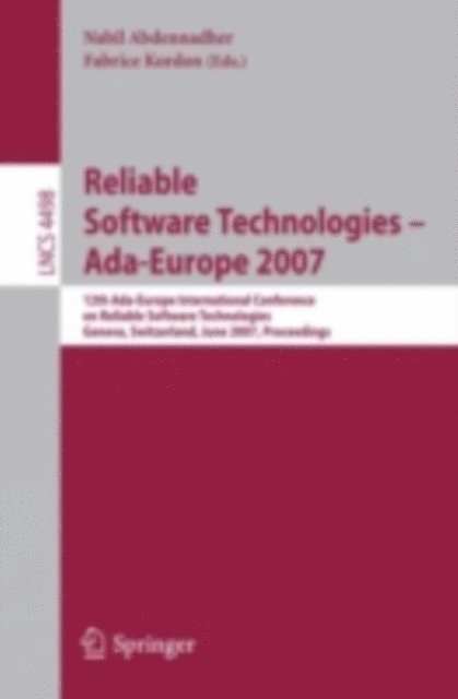 Fabrice Kordon, Nabil Abdennahder - Reliable Software Technologies - Ada-Europe 2007, E-bok