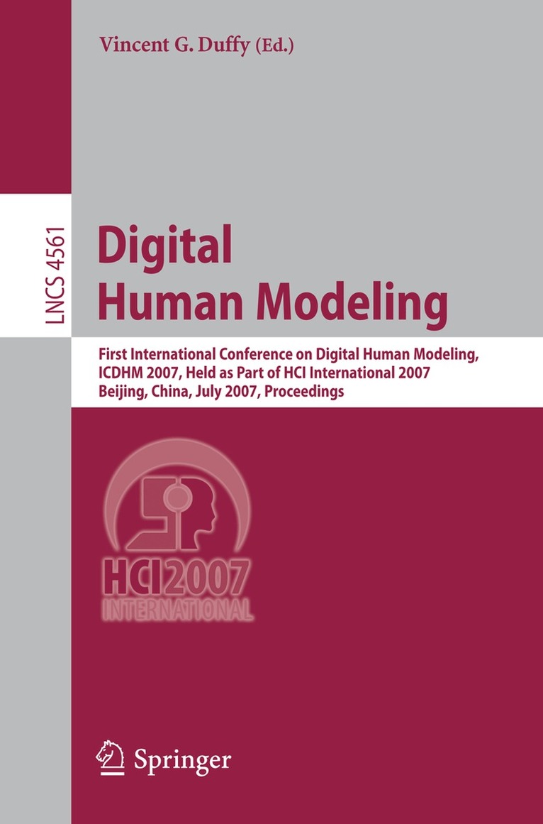 Vincent D. Duffy - Digital Human Modeling, Häftad