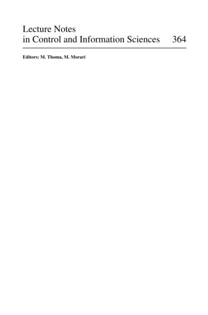 Stefano Pinzoni, Augusto Ferrante, Alessandro Chiuso - Modeling, Estimation and Control, E-bok
