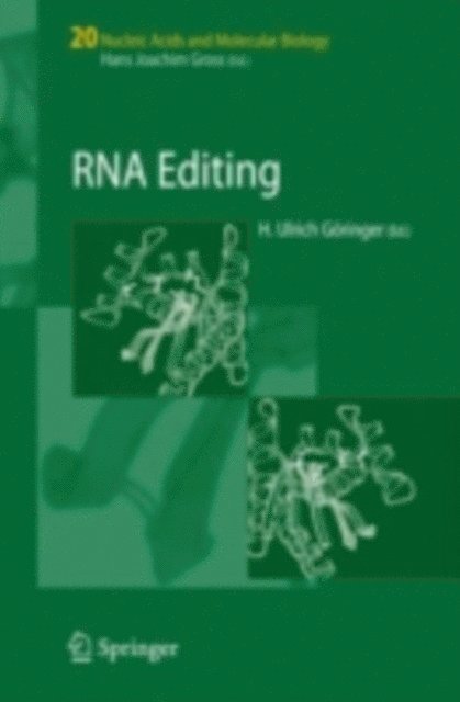 H. Ulrich Goringer - RNA Editing, E-bok