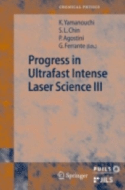 Gaetano Ferrante, Pierre Agostini, See Leang Chin - Progress in Ultrafast Intense Laser Science III, E-bok