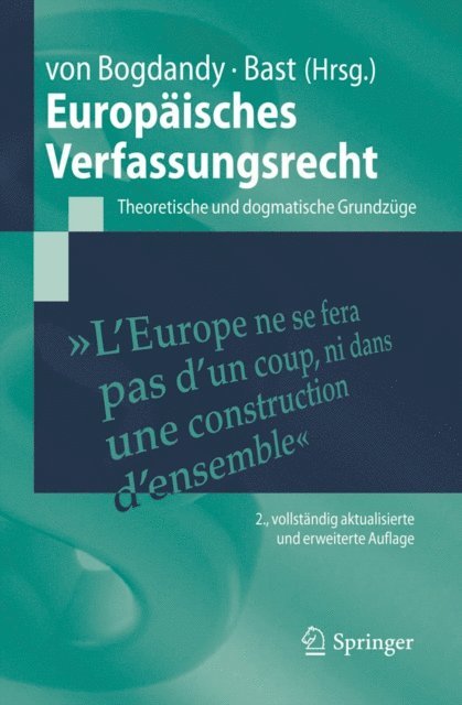 Jurgen Bast, Armin Bogdandy - Europäisches Verfassungsrecht, E-bok