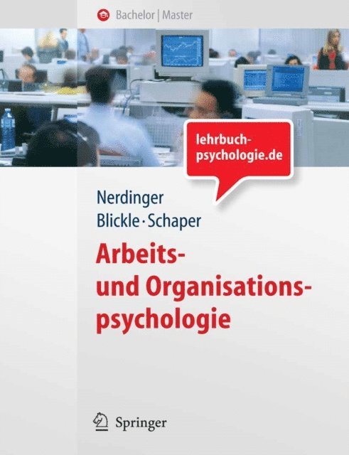 Niclas Schaper, Gerhard Blickle, Friedemann Nerdinger - Arbeits- und Organisationspsychologie, E-bok