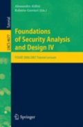 Foundations of Security Analysis and Design