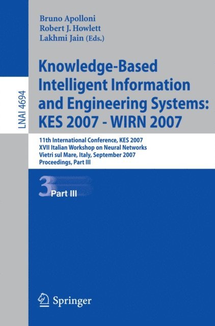 Bruno Apolloni - Knowledge-Based Intelligent Information and Engineering Systems, E-bok