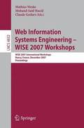 Web Information Systems Engineering  WISE 2007 Workshops