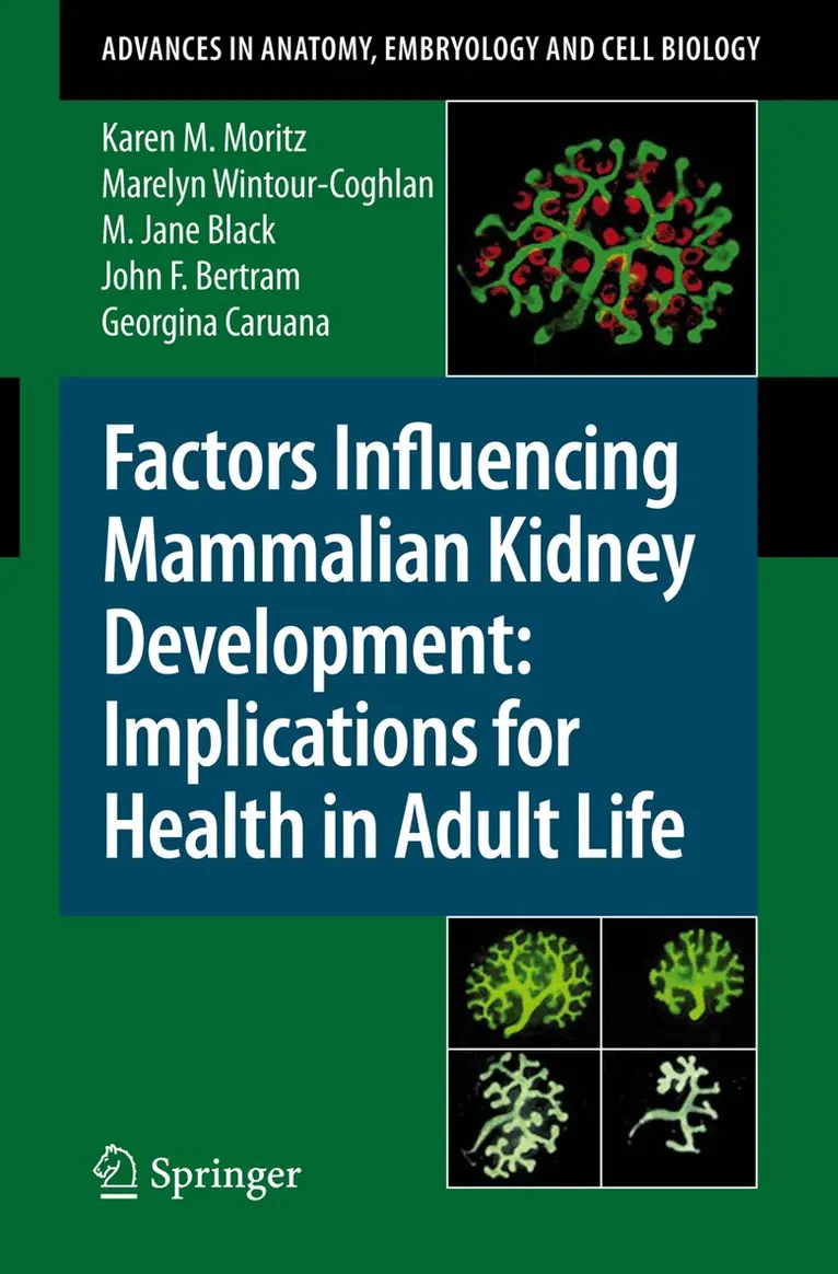 Karen Moritz, E. Marelyn Wintour-Coghlan, M. Jane Black, John F. Bertram, Georgina Caruana - Factors Influencing Mammalian Kidney Development: Implications for Health in Adult Life, Häftad. Tillgänglighet: Lägg i varukorg