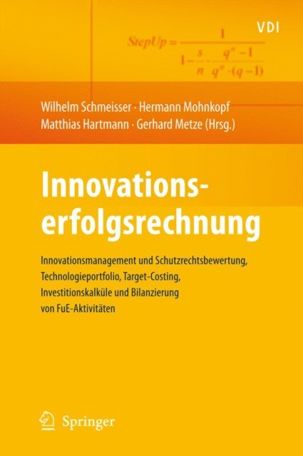 Gerhard Metze, Matthias Hartmann, Hermann Mohnkopf, Wilhelm Schmeisser - Innovationserfolgsrechnung, E-bok