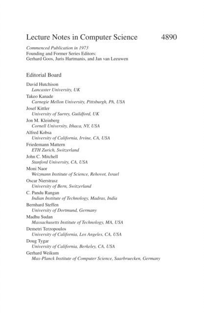 Yucel Saygin, Bradley Malin, Elena Ferrari, Francesco Bonchi - Privacy, Security, and Trust in KDD, E-bok