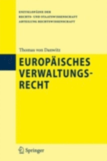 Thomas Danwitz - Europäisches Verwaltungsrecht, E-bok