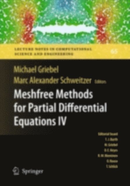 Marc Alexander Schweitzer, Michael Griebel - Meshfree Methods for Partial Differential Equations IV, E-bok