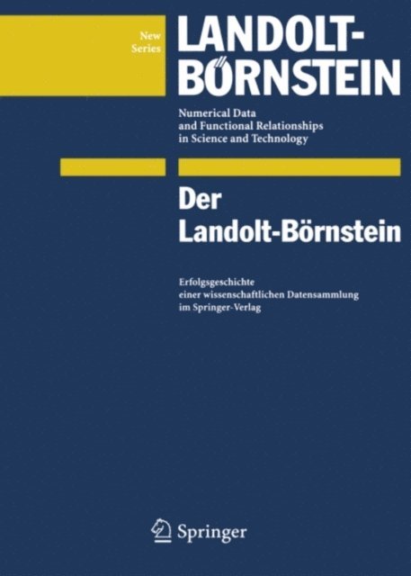 Rainer Poerschke, Otfried Madelung - Der Landolt-Börnstein, E-bok