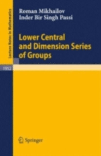 Inder Bir Singh Passi, Roman Mikhailov - Lower Central and Dimension Series of Groups, E-bok