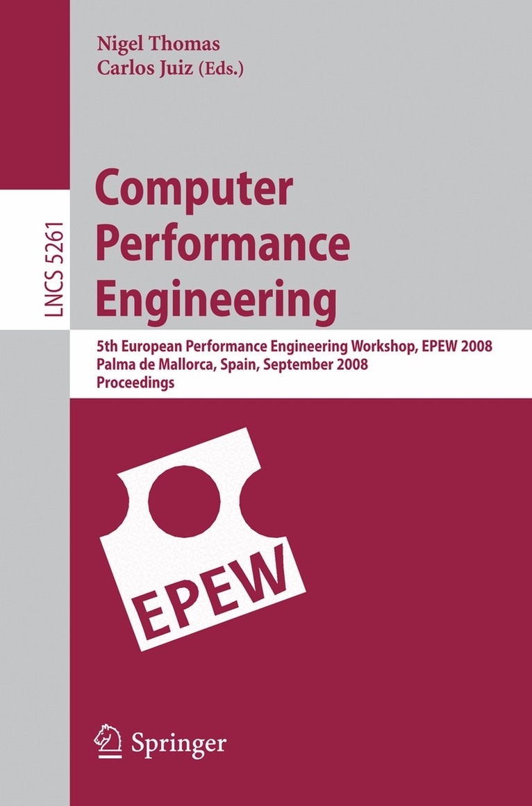 Nigel Thomas, Carlos Juiz - Computer Performance Engineering, Häftad