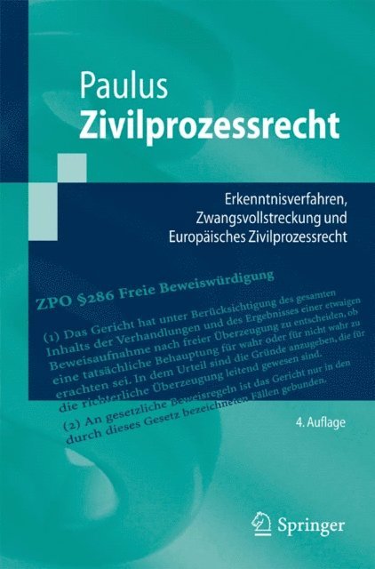 Christoph G. Paulus - Zivilprozessrecht, E-bok