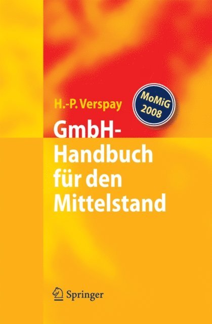 Heinz-Peter Verspay - GmbH-Handbuch für den Mittelstand, E-bok