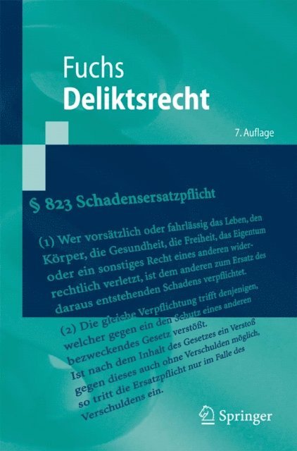 Maximilian Fuchs - Deliktsrecht, E-bok