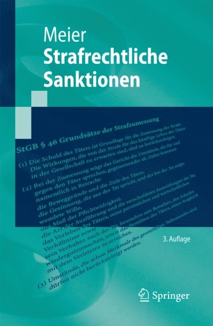 Bernd-Dieter Meier - Strafrechtliche Sanktionen, E-bok