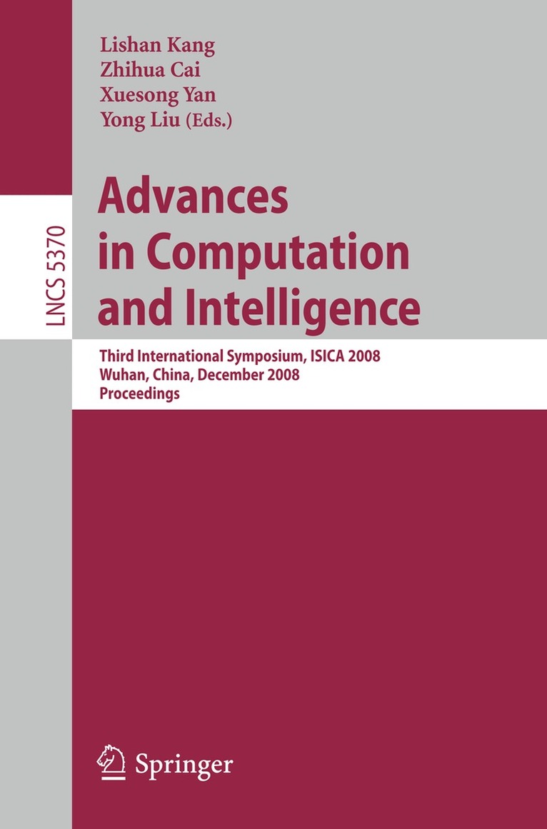 Xuesong Yan - Advances in Computation and Intelligence, Häftad