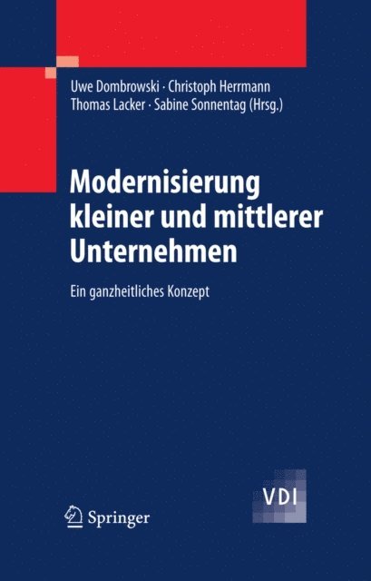 Sabine Sonnentag, Thomas Lacker, Uwe Dombrowski - Modernisierung kleiner und mittlerer Unternehmen, E-bok