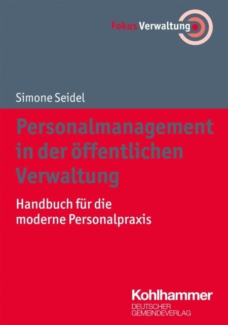 Simone Seidel - Personalmanagement in der öffentlichen Verwaltung, E-bok