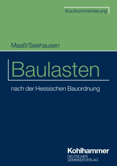 Frank Maa, Karl-Reinhard Seehausen - Baulasten, E-bok