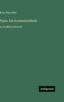 Rosa Mayreder - Pipin; Ein Sommererlebnis, Inbunden