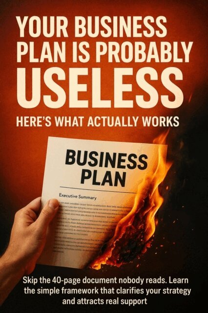 Patrick Simmons - Your Business Plan Is Probably Useless Here's What Actually Works, E-bok