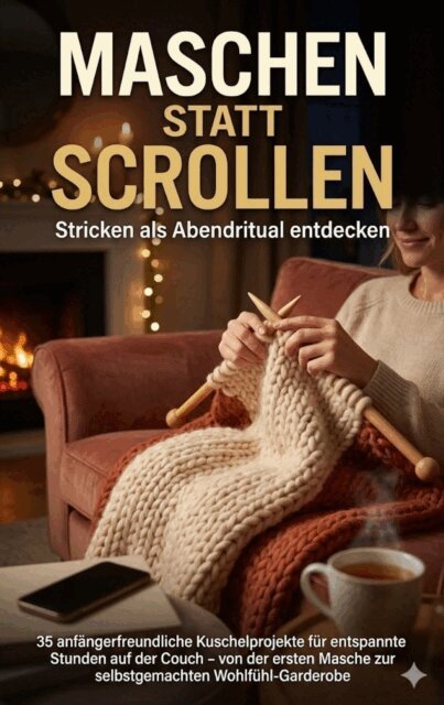 Michael Freund - Maschen statt Scrollen: Stricken als Abendritual entdecken, E-bok