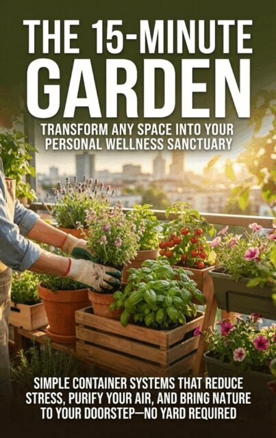 Patrick Simmons - 15-Minute Garden: Transform Any Space Into Your Personal Wellness Sanctuary, E-bok