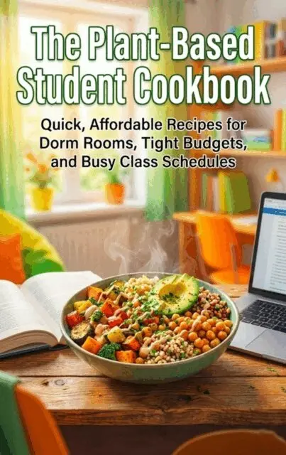Adrian Carmichael - Plant-Based Student Cookbook, E-bok. Tillgänglighet: Lägg i varukorg