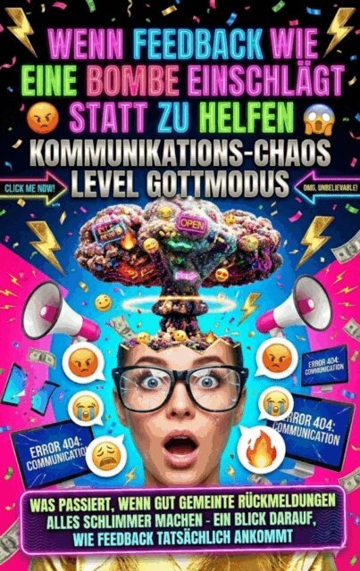Moritz Lange - Wenn Feedback Wie Eine Bombe Einschlagt Statt Zu Helfen: Kommunikations-Chaos Level Gottmodus, E-bok