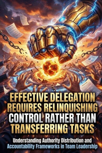 Sarah Whitfield - Effective Delegation Requires Relinquishing Control Rather Than Transferring Tasks, E-bok