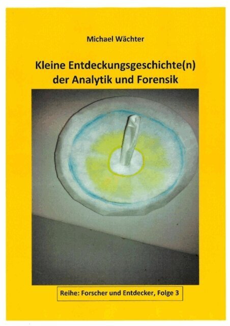 Michael Wachter - Analytik - die Geschichte, E-bok