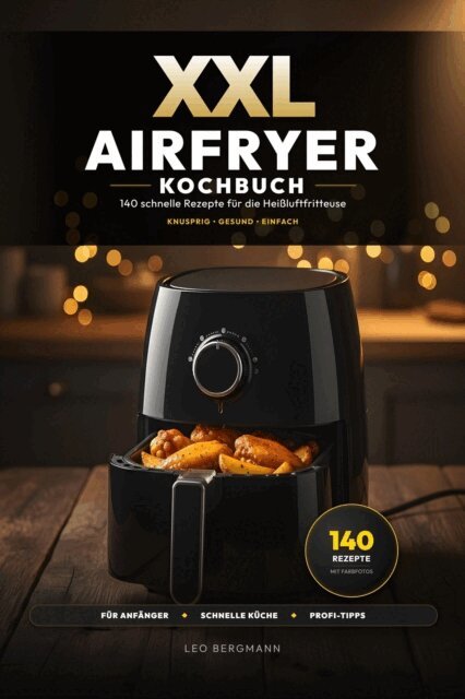 Leo Bergmann - XXL Airfryer Kochbuch: 140 schnelle Rezepte fur die Heiluftfritteuse, E-bok