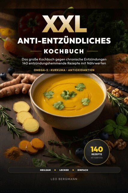 Leo Bergmann - XXL Anti-Entzundliches Kochbuch fur Senioren, E-bok