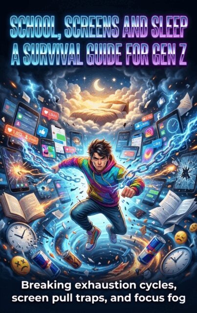 Lena Voss - School, Screens and Sleep: A Survival Guide for Gen Z, E-bok
