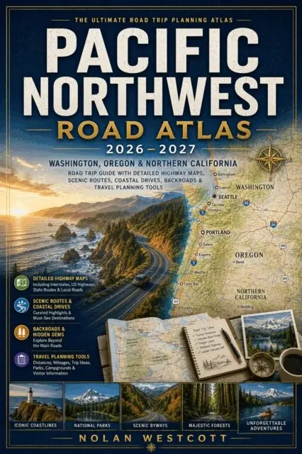 Nolan Westcott - Pacific Northwest Road Atlas 2026-2027, E-bok. Tillgänglighet: Lägg i varukorg