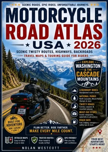 Nolan Westcott - Motorcycle Road Atlas USA 2026, E-bok. Tillgänglighet: Lägg i varukorg