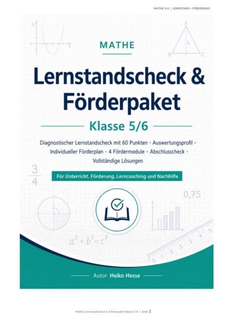 Heiko Hesse - Lernstandscheck & Forderpaket - Klasse 5/6, E-bok. Tillgänglighet: Lägg i varukorg