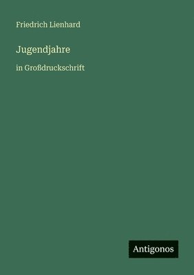 Friedrich Lienhard - Jugendjahre, Häftad