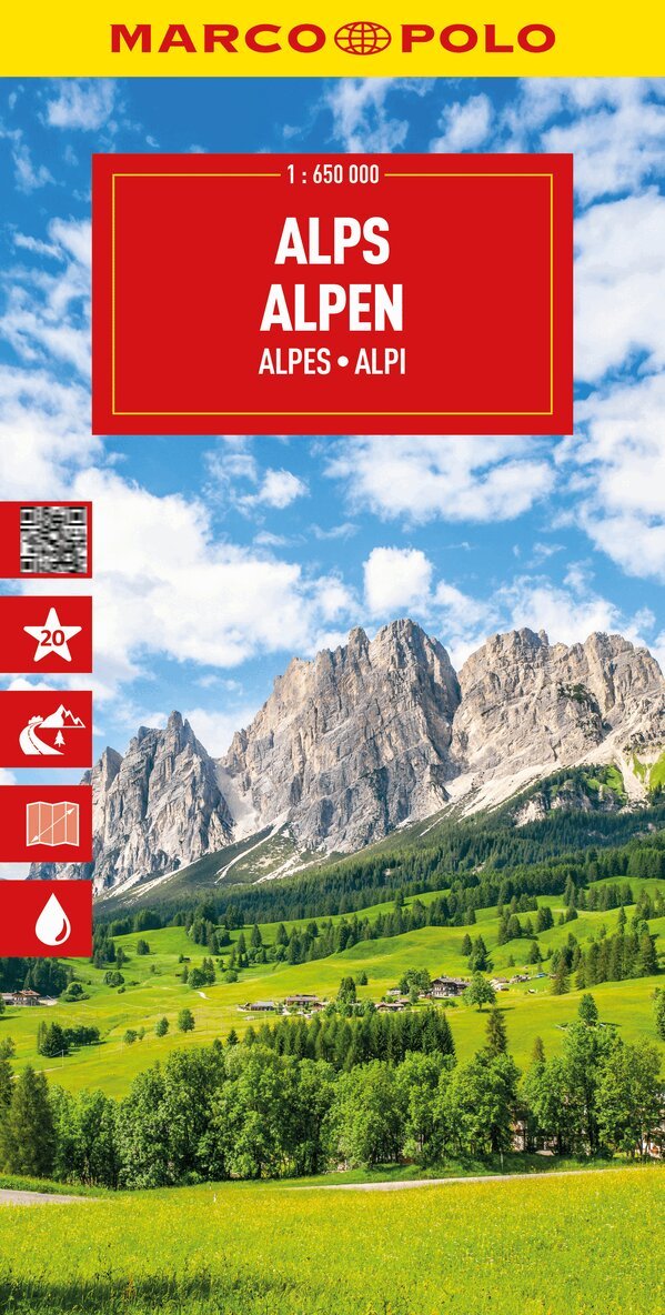 Marco Polo - Alps Marco Polo Map, Övrigt