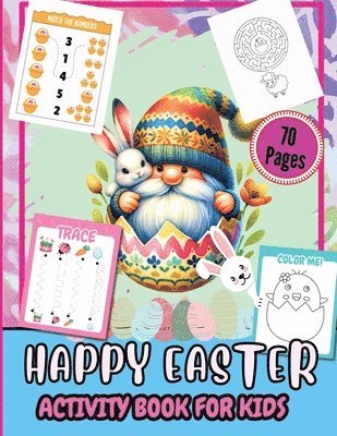 Tobba - Happy Easter Activity Pages for Kids 70 Pages, Häftad