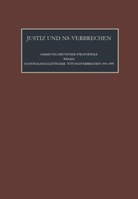 C. F. Rüter, D. W. de Mildt, Willi Dreßen, Karl Dietrich Bracher, P. M. Brilman, H. W. von der Dunk, Hans-Heinrich Jescheck, C .F. Rüter - Die vom 25.5.1984 bis zum 5.10.1985 ergangenen Strafurteile. Lfd. Nr. 892-898, Inbunden. Tillgänglighet: Kommande