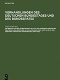 Sachregister Und Konkordanzliste Zu Den Verhandlungen Des Deutschen Bundestages 9. Wahlperiode (1980-1983) Und Zu Den Verhandlungen Des Bundesrates (1981-1982)