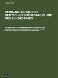 Sachregister Zu Den Verhandlungen Des Deutschen Bundestages 13. Wahlperiode (1995-1998) Und Zu Den Verhandlungen Des Bundesrates (1995-1998)