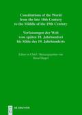 Constitutions of the World from the late 18th Century to the Middle of the 19th Century, Vol. 13, Constitutional Documents of Portugal and Spain 1808-1845
